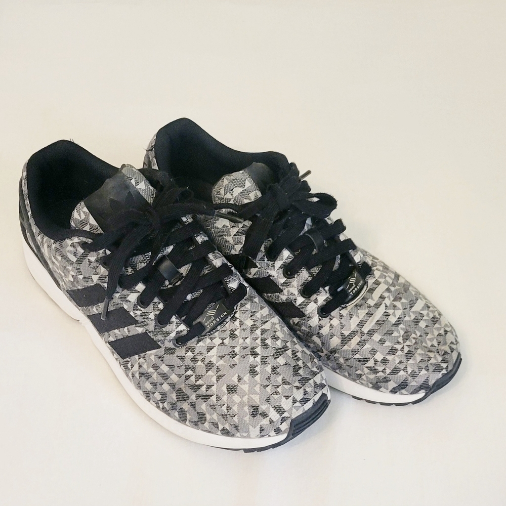 *Sold* Adidas ZX Flux Weave Grey Prism 2015 Men's Size 10 Shoes Runners Trainers - Picture 8 of 12